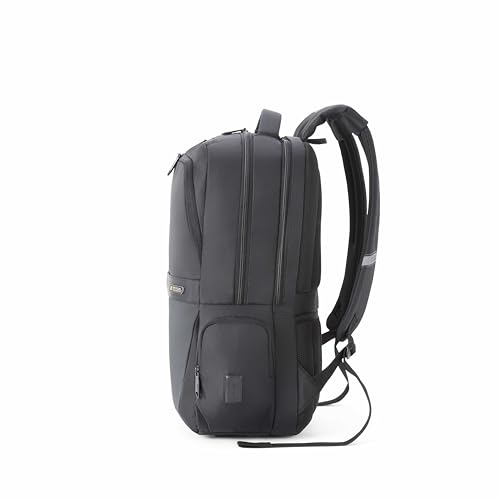 Image of American Tourister Segno 4.0 | 32 Ltrs | 3 Compartments | Bottle Pocket | Ergonomic Padded Back Panel & Shoulder Straps | Executive Backpack | 1 Year International Warranty | Black