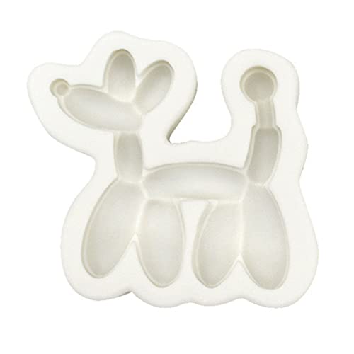 Molde de silicona para fondant en forma de perro globo