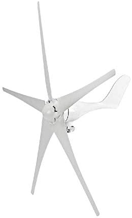 IRONWALLS Wind Turbine Windmill Power Generator Kit 500W DC 12V 5 Blade with Controller White for Home Business Industrial Energy