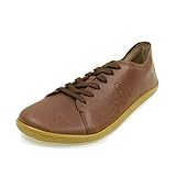 Vivobarefoot Addis, Mens Classic Leather lace-up with a Barefoot Feel & a Social Conscience Brown