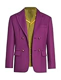Mayerilby 6th Doctor Costume Coat and Vest Who Series Sixth Doctor Costume for Men Adult(L)