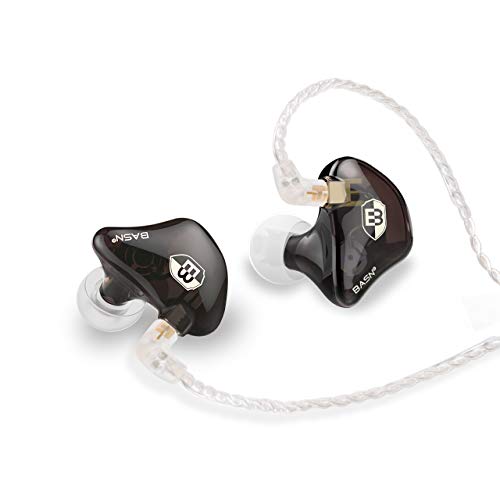 in Ear Monitor Headphones for Drummers Guitarists Musicians Singers, BASN Bsinger LUX Noise