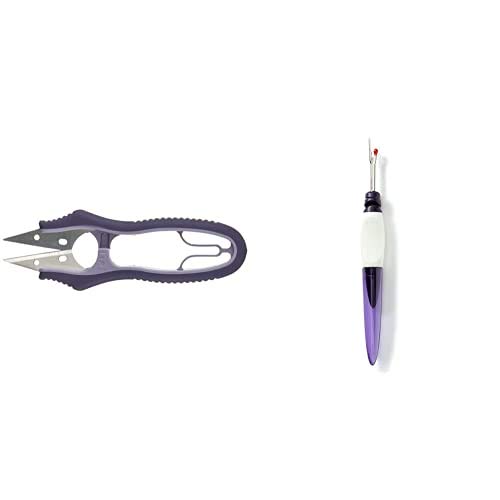 Prym professionnel coupe-fils 4 1/2'' 12 cm, violet & Dcouseur grand modle Manche ergonomic Cover