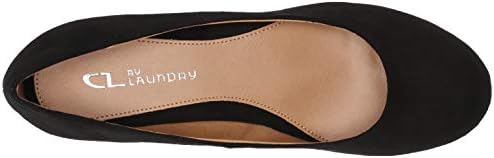 CL by Chinese Laundry Women's Marcie Wedge Pump, Black Super Suede, 8.5 M US | Image 4