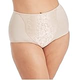 Bali Women's Shapewear Double Support Coordinate Brief with Lace Tummy Panel Light Control 2-Pack