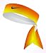 NiceGear. Custom Sunset Dri-Fit Head Tie Headband 2.0 - White Black Orange Yellow