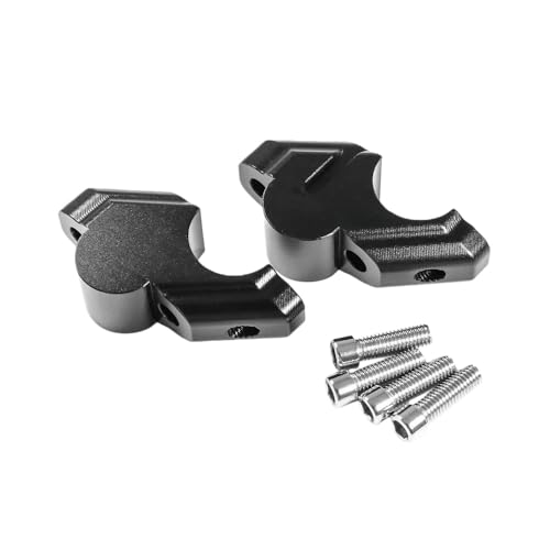 Adaptador de extensión fresado en aluminio para manillar de Tenere 700 World Raid