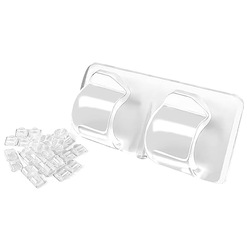 Jenbnoau 60 Piezas de para Clips de Luces de Cadena Al Aire Libre, Clips de de Luces de Cadena Servicio Pesado Clips Impermeables Resistentes una Rayos UV, Clips Duraderos