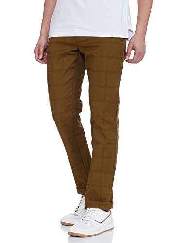 Image of Blackberrys Men's Cotton Blend Slim Casual Trousers