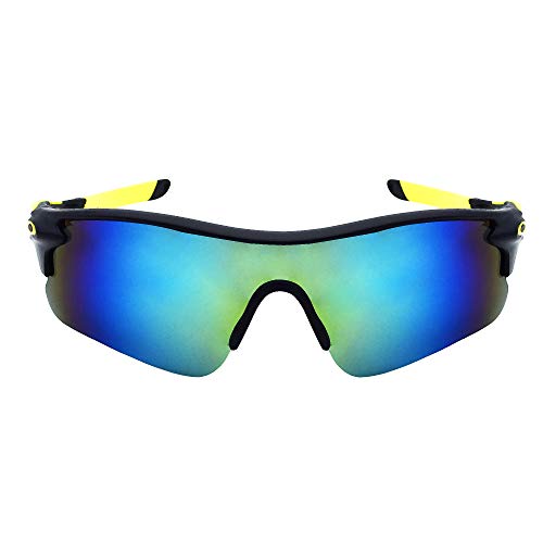 Peter Jones Blue Sports Unisex Sunglasses for Driving, Sports, Cycling (M007Y) - Image 3