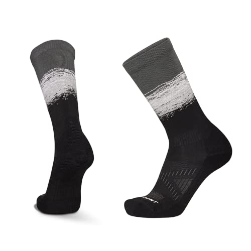 Lé Bent Range Light Cushion Crew Hike Sock - Black - Small