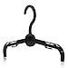 Produktbild Hangerworld 20 Kunststoffkleiderbügel Schwarz 27cm Einkehrbungen für Bademode Feinwäsche