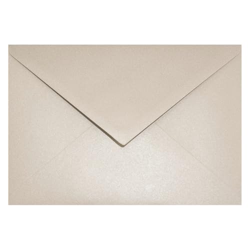Netuno 25 Briefkuverts Perlmutt-Sand DIN C6 114x 162 mm 120g...
