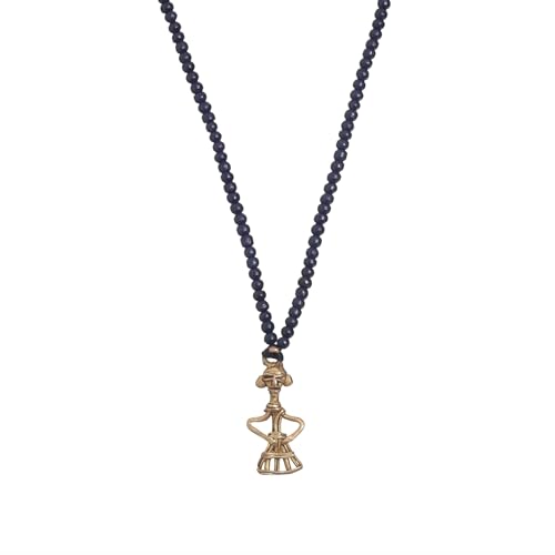 Image of AAKRITI ART CREATIONS Boho & Tribal Handcrafted Ethnic Necklace Collection | Multicolour Pendants, Mandala, Lotus & Dreamcatcher Designs | Artisan Lariat, Collar & Statement Jewelry for Women