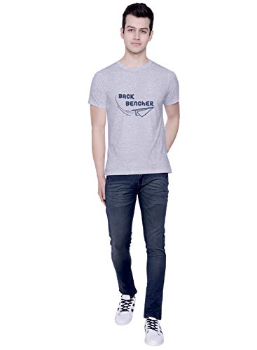 Image of CreativiT Graphic Printed T-Shirt for Unisex Back Bencher Tshirt | Casual Half Sleeve Round Neck T-Shirt | 100% Cotton | D00817-53