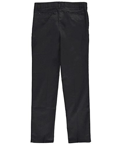 Pantalones escolares negros de sarga para uniforme de colegio y actividades diarias de niñas 2