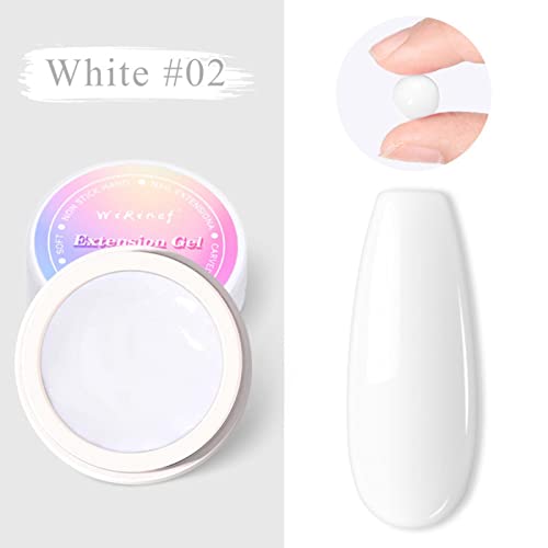 Cola Gel Sólida - Extensão de unhas DIY Gel de pontas de unhas sólidas | Gel de cola de construtor d