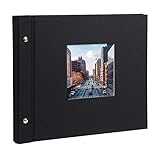 Álbum de tornillo: 40 páginas (20 hojas), espacio para aprox 180 fotos en formato estándar de 9 x 13 cm de el regalo ideal para cumpleaños, la Navidad o para vacaciones inolvidables