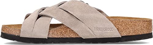 Image of Birkenstock Lugano Soft Footbed Suede Sandals