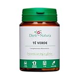 Dieti Natura 200 Cápsulas de Té Verde - Té Verde en Cápsulas Rico en Polifenoles, Catequinas y Cafeína - Efecto Diurético - Absorbe Azúcares y Grasas - Fabricado en Francia - Sin OGM ni Gluten