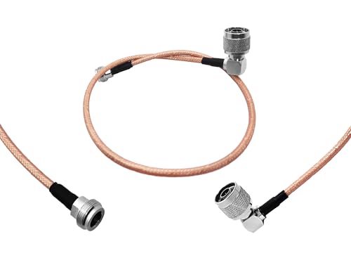 Câble coaxial RG142 N mâle N femelle évite perte signal extension 50 Ohm systèmes antenne 6ft