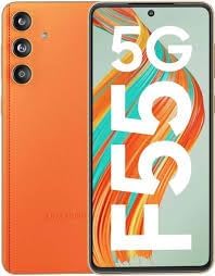 Image of Samsung Galaxy F55 5G, 12GB RAM, 256GB Storage, Apricot Crush
