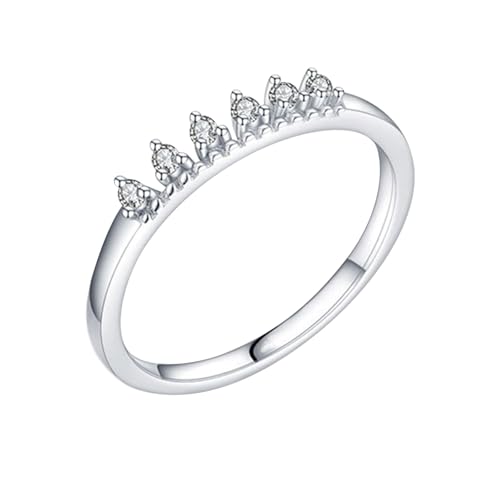 Moissanite pour lesbienne bague pouce argent or blanc mariage