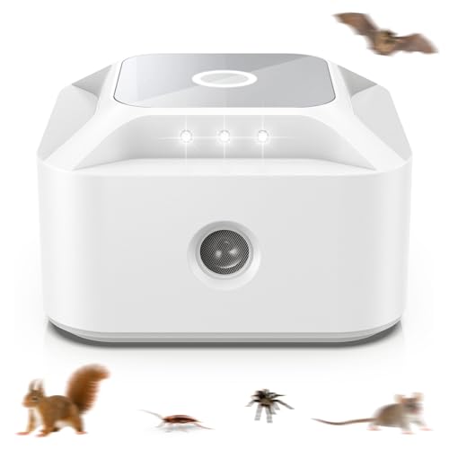 【マイベストで受賞】ネズミ 駆除 超音波駆避 ねずみよけ LEDライト 屋内 強力 静音 電磁波 有効範囲400平米 無毒無臭 日本語取扱説明書の画像