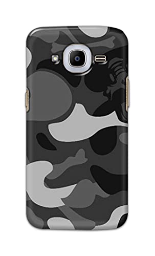 Image of Printed Hard Back Cover Case for Samsung Galaxy J2 Pro 2016 | Samsung J2 2016 | J2 6 2016 Back Cover (Army Pattern) -1302