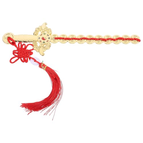 TOGEVAL 錬合製七星剣飾り 風水邪気除け 家用デスクトップ装飾品 ボンサイや模型配置にな工芸品