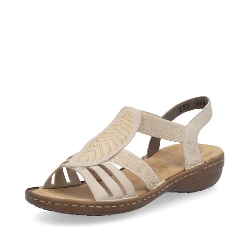 Sandales Rieker femme plates et légères : nu-pieds de marche confort