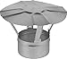 Produktbild Fumio Regenhaube Kaminabdeckung Kaminrohr Regenhut Verzinkt für Ofenrohr (Ø 90mm)