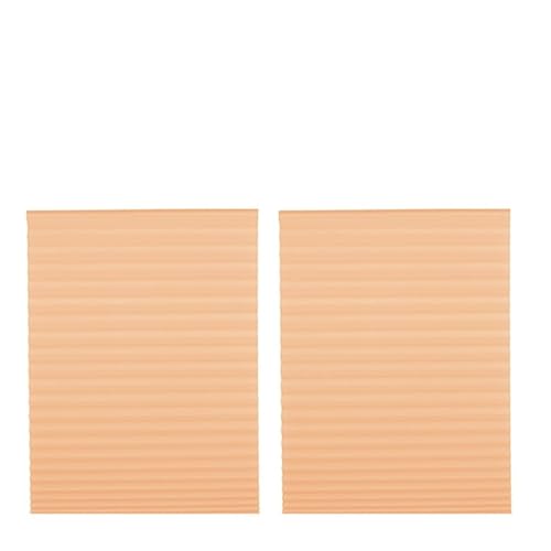 Estores Adhesivos Persianas Opacas Plisadas Autoadhesivas, Cortinas Plegables de Tela no Tejida, for Balcones(Coffee,60x150cm)