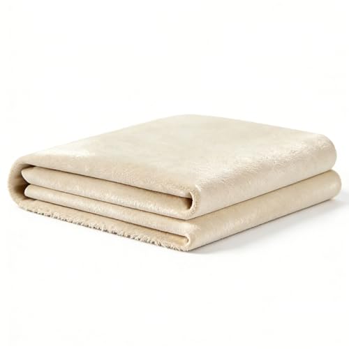 GEU Large Chamois Leather 60 x 40cm Natural Irregular Shammy Leather Cloth Quick Drying Soft Exterior Car Care Chamois Towels Ultra Absorbent No-Streak Cleaning Wipes for Glasses, Mirrors, Windows