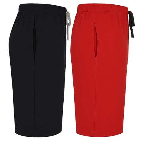 Hanes Men’s 2-Pack Cotton Sleep Shorts – Lightweight Lounge Bottoms 7.5" Inseam, Breathable Fit, Elastic Waist, Athletic, Pantalones Cortos4