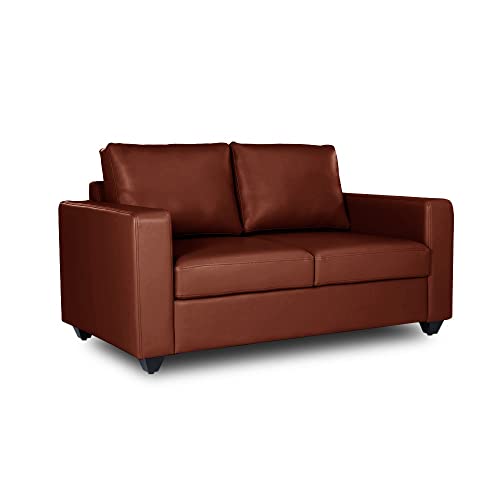 Image of Wakefit Sofa Set | 3 Year Warranty | Sofa 4 Seater, 4 Seater Sofa for Living Room, Wooden Sofa Set, Sofa Set 2+1+1 Seater - Napper(Romance : Tan)