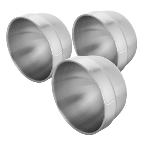 OKUMEYR 3 Copas De Vino De Acero Inoxidable Vasos Irrompibles Y Aislantes Copas De Vino De Metal Accesorios Para Fiestas Uso Doméstico