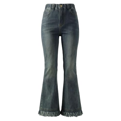 Jean évasé pour filles parfait pour un look d'école automnal