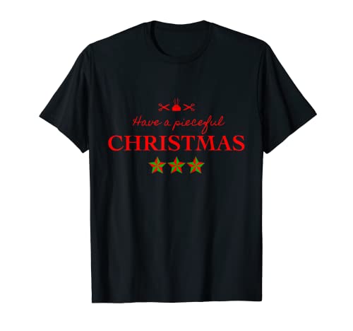 Los edredones tienen una Navidad pacífica o bastante fragmentosa Camiseta