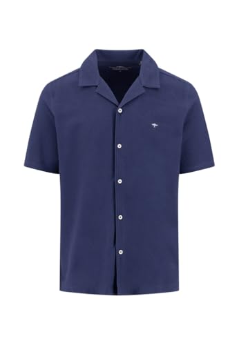 Chemise à manches courtes en coton FYNCH-HATTON avec structure élégante