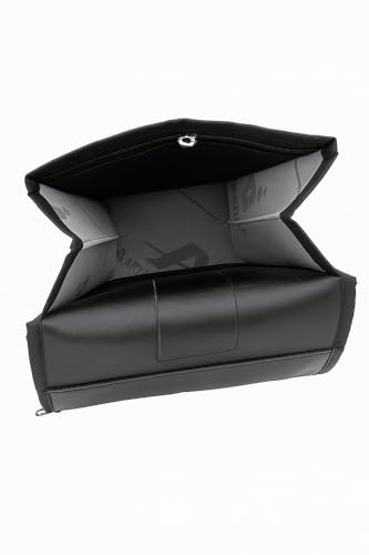 Image of Hero Splendor Plus Bike Tank Cover | Premium Rexine Tank Cover | Scratch Resistant, Water Resistant, Long Lasting (Black) (Extra Protect)