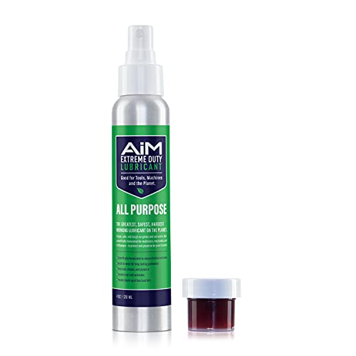 PlanetSafe AIM Exercise Equipment Lube Kit, Small - Cleans, Lubricates, Protects - Odorless, Safe, VersaClimber Approved - AIM Extreme Duty Fitness Equipment Lubricant and AIM Machine Grease