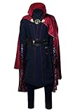 Dr.stephen Strange Costume Stephen the Multiverse of Madness Cosplay Shirt Pants Robe Coat Necklace Outfits with Cape Cloak (Large, Dr.stephen Strange)