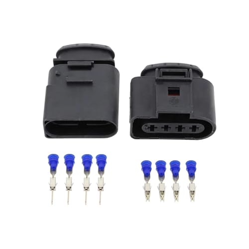 XIOKLM 4 Pin DJ7045A-3.5-11/21 männliches und weibliches wasserdichtes Steckverbinderzubehör mit Anschluss(5 Sets)