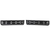 HIGH FLYING for Hyundai Elantra (CN7) 2021 2022 2023 2024 Car Interior Accessories Front Pillar A/C Air Vent Cover Trim 2pcs ABS Carbon Fiber Grain