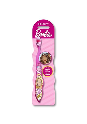Mattel Barbie Handzahnbürste für Kinder - Rosa - Weich - Manuell - Kinderzahnbürste Mattel Barbie Handzahnbürste für Kinder - Rosa - Weich - Manuell - Kinderzahnbürste