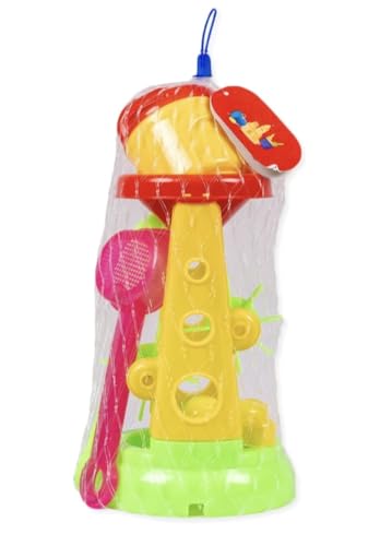Image of Sand Toys | Beach Toy for Kids | Activity Playset Outdoor & Gardening | Castle Building Plastic Beach Toy Set | Toddlers Garden Tools | Gift for Kid | Sand Castle- Pack of 1