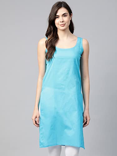 Image of Ada Womens Terivoile Cotton Suit Full Slip /Camisole (Pack of 2) A301831