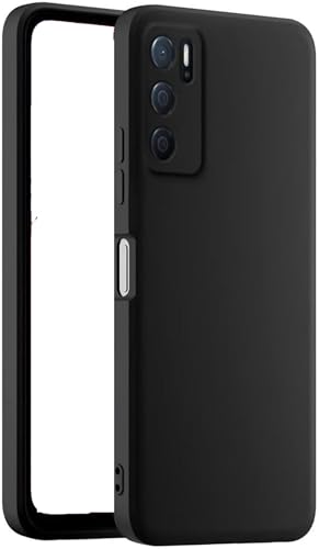 Custodia compatibile con OPPO A16 / A16S CPH2271 / CPH2269, CPH2275 (6.52) A54S / CPH2273 A54 4G /A55 4G 5G A53S 5G Cover Protezione FLESSIBILE antiurto Gel Silicone Morbida Case (Nero)