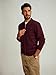 PJ PAUL JONES Mens Full Zip Sweaters Zip Up Cardigan Sweater Fall Sweater Fashion Cardigans Wine Red XL